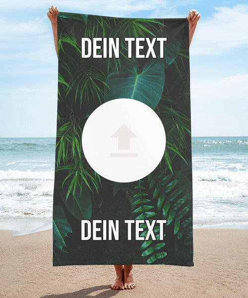 Fly Leaf - customized Yoga Handtuch - personalisiert