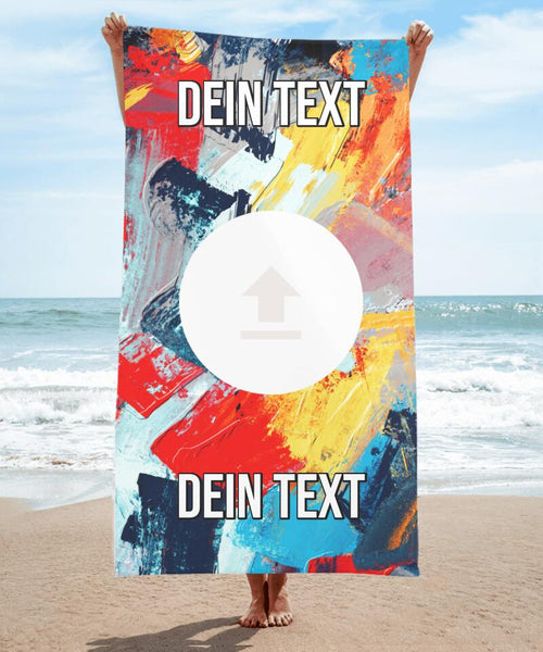 Street and Art - customized Yoga Handtuch - personalisiert