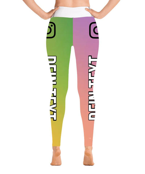 Glow your way - Personalisierte Yoga-Pants - customized